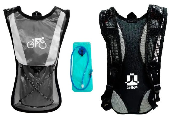 MOCHILA DE HIDRATACIÓN AIRFLOW - 2 LITROS NEGRA