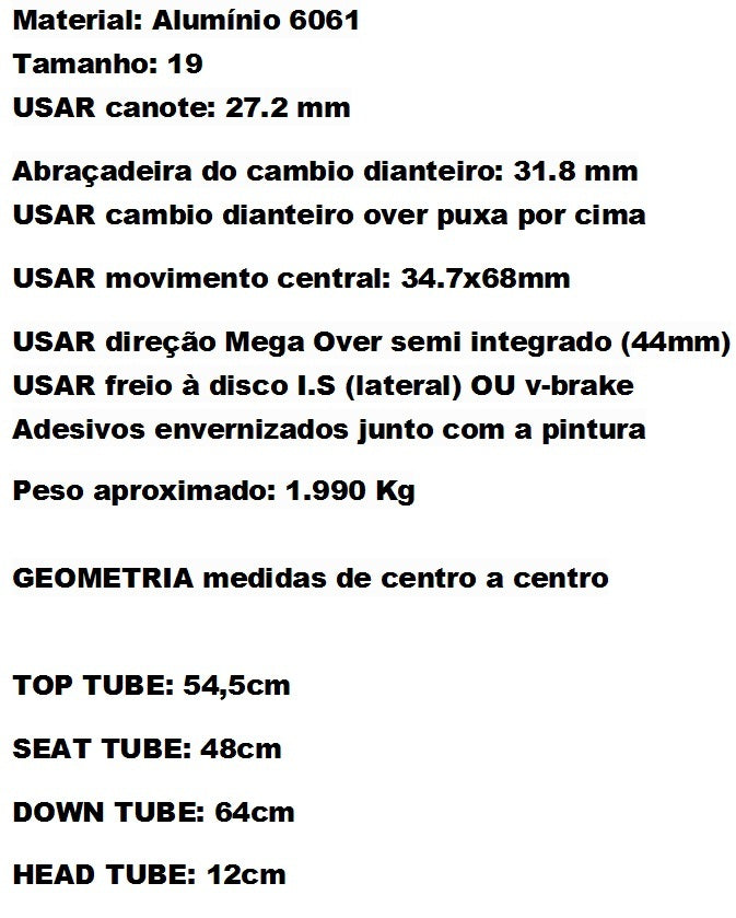 QUADRO AL. .H.ONE TORNADO BCO/VM/PTO -26X19