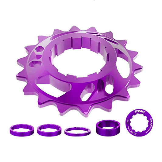 Kit conversor single speed roxo 18 dentes