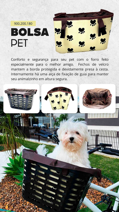 BOLSA JKS PARA PETS - ADAPTAVEL NA CESTA URBANA